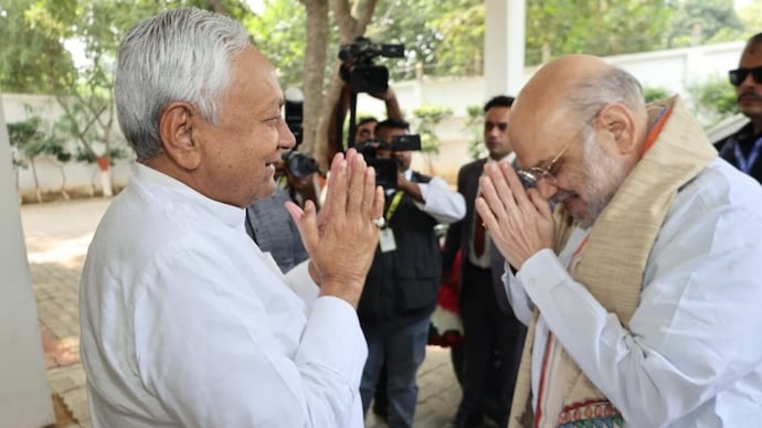 Amit Shah Nitish Kumar meeting