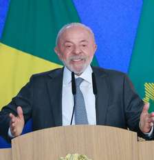 Lula durante cerimônia realizada no Palácio do Planalto, em Brasília Foto: WAGNER ARAÚJO/FOTOARENA/ESTADÃO CONTEÚDO / Estadão