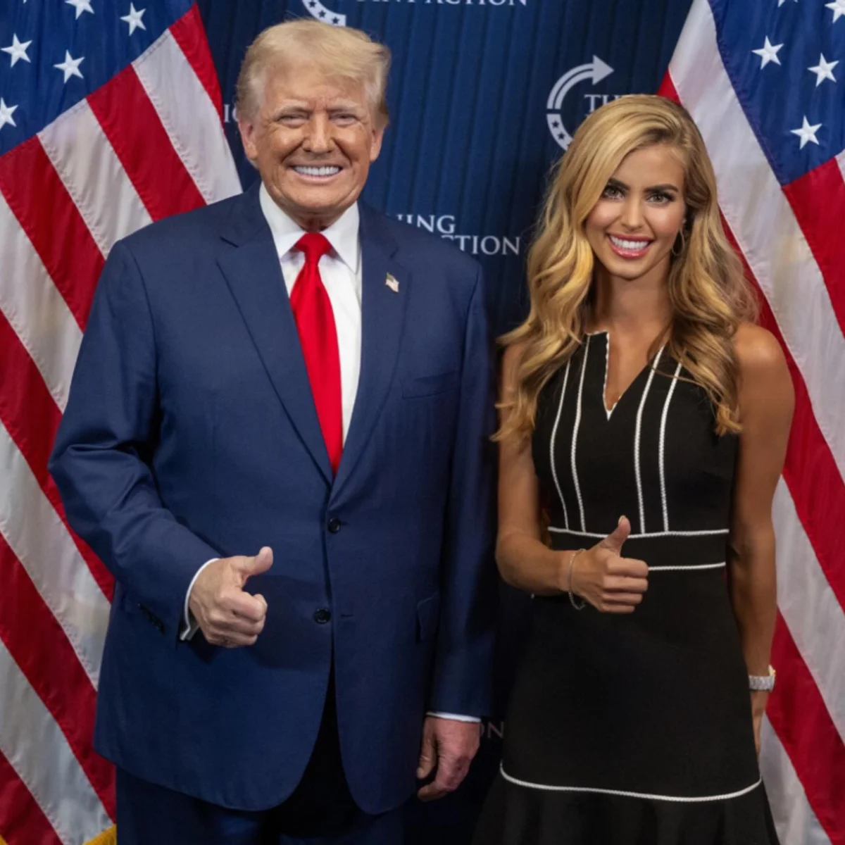Nova porta-voz da Casa Branca confunde Trump com marido em 1ª coletiva