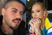 O cantor Zé Felipe e Virginia