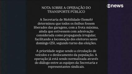 Prefeitura de Salvador manda liberar ônibus