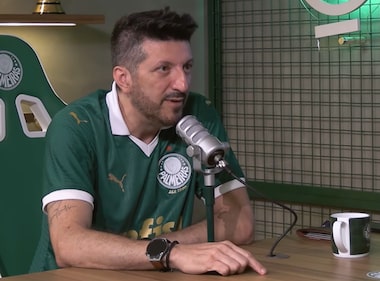 Bandeira do Palmeiras e faixa ‘Foi ótimo voar com você, papai’ marcam despedida de Lito Sousa em SP