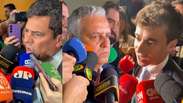 Nikolas diz que Flávio ‘vai passar o trator' em Lula, e Sergio Moro afirma que 'vitória está a caminho'