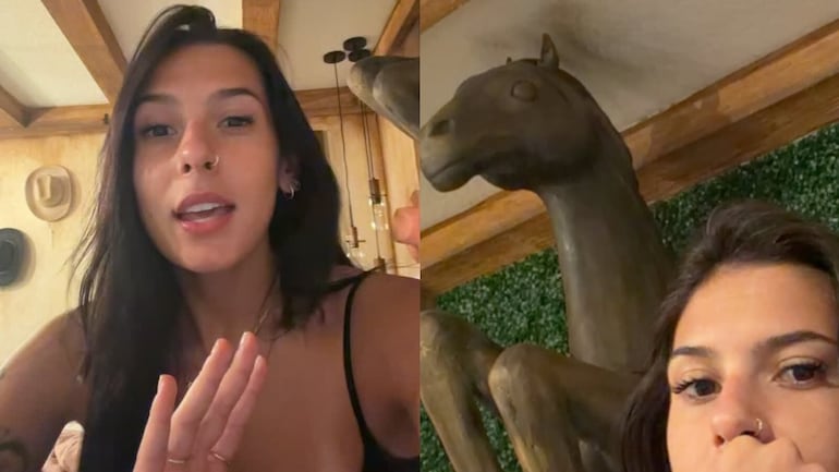 Ana Castra reclama de escultura de cavalo na cabeceira de cama de mansão de R$ 7 milhões em Orlando