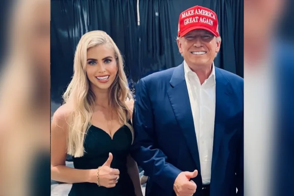 Nova porta-voz da Casa Branca confunde Trump com marido em 1ª coletiva - destaque galeria