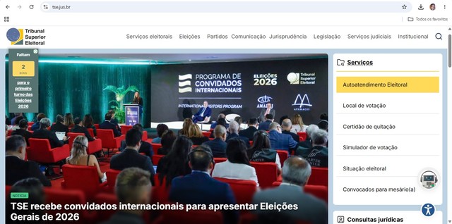 Falta no site do TSE para quem votou: é possível resolver? Entenda